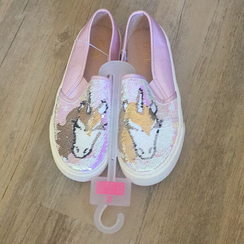 NWT Children's Place Flip Sequins Shoes 🦄
